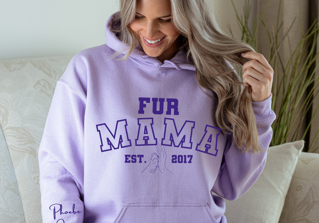 Fur Mama Custom Varsity Sweater