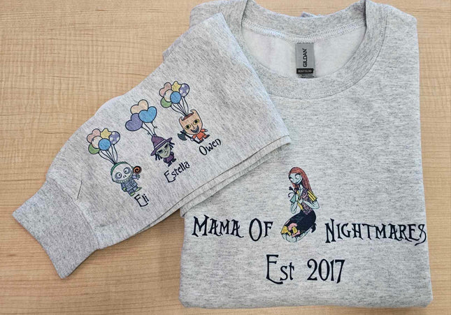 Mama of Nightmares Inspired Mama Custom Crewneck