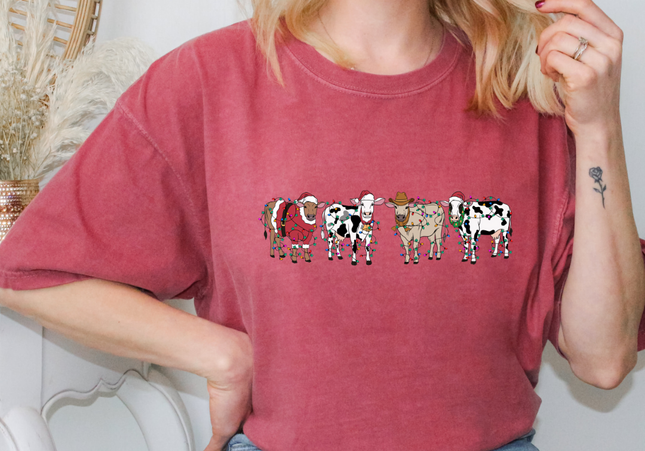 Christmas Cows | Comfort Colours TShirt