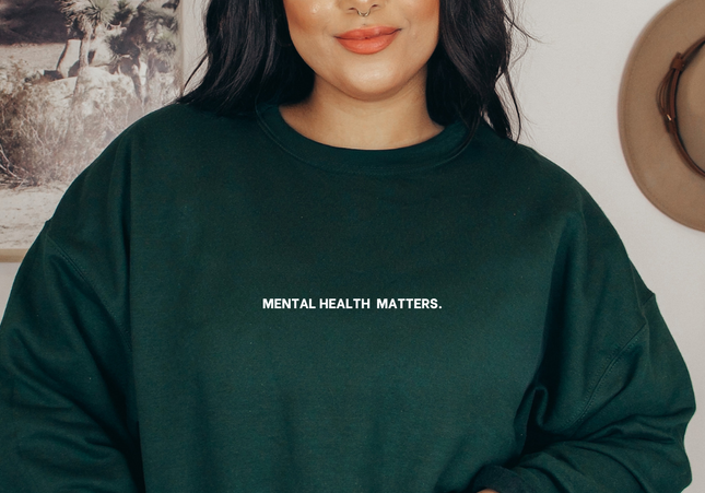 Mental Health Matters Minimalist | Crewneck