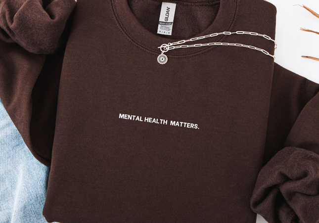 Mental Health Matters Minimalist | Crewneck