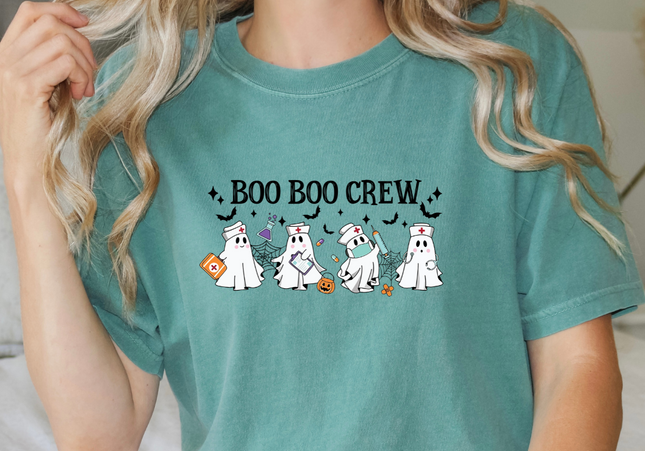 Boo Boo Crew - Comfort Colours Tee - Nurse