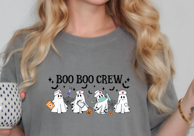 Boo Boo Crew - Comfort Colours Tee - Nurse