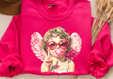 Bubblegum Angel Valentine | Crewneck | Preorder