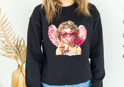 Bubblegum Angel Valentine | Crewneck | Preorder