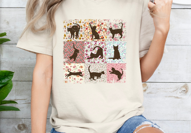 Cats Silhouette Tee