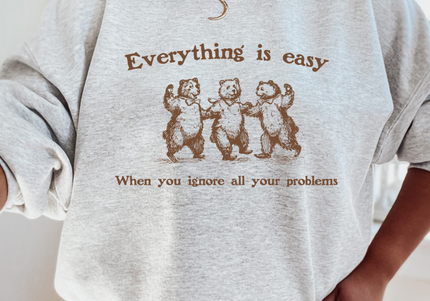 Everything Is Easy | Crewneck Ash