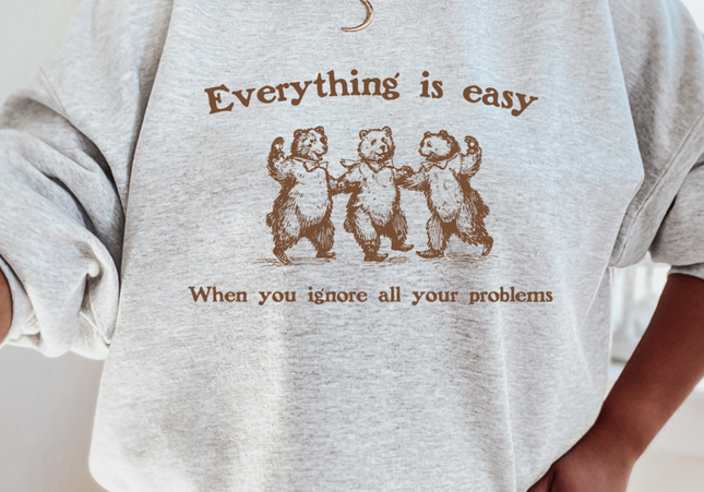 Everything Is Easy | Crewneck Ash