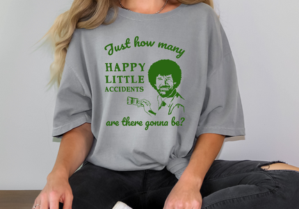 How Many Happy Mistakes | Comfort Colors Tshirt Grey