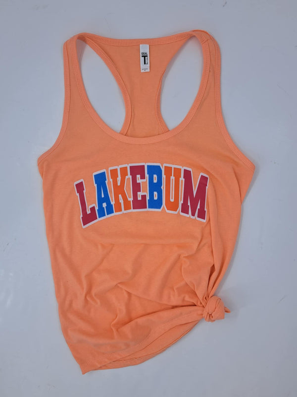 Lakebum Varsity | Tank Top Light Orange