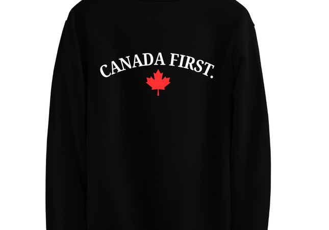 Canada First | Crewneck Black