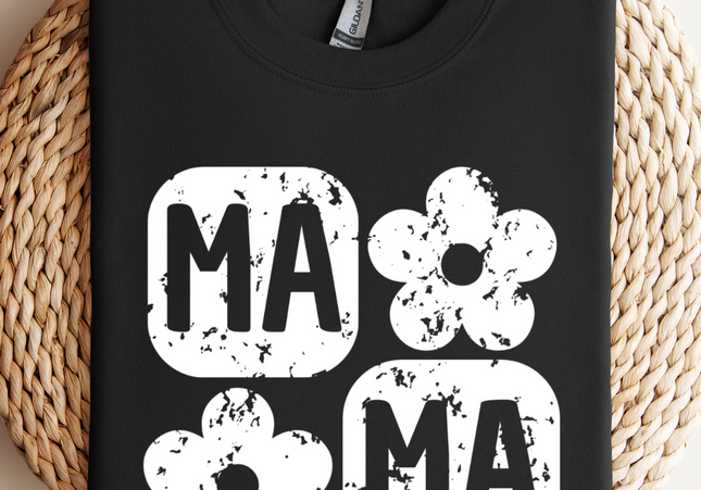 Mama Groovy | Crewneck Black