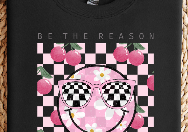 Be The Reason Someone Smiles | Crewneck Black