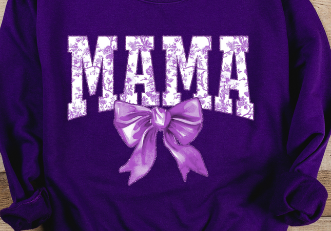 Mama Floral Coquette | Crewneck