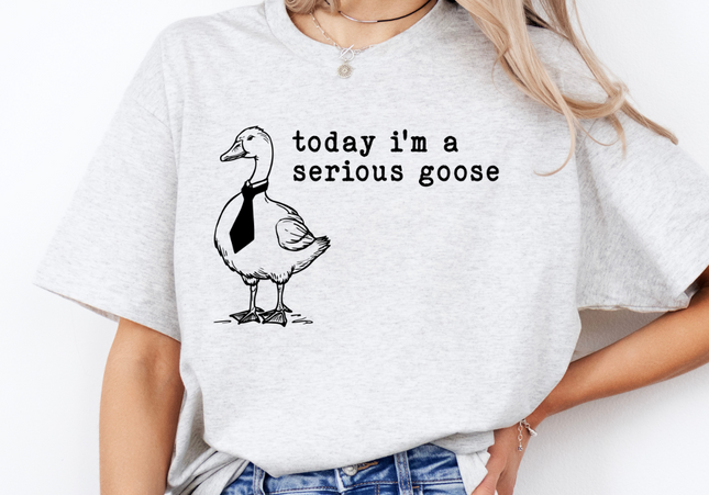 Serious Goose | Gildan TShirt Ash