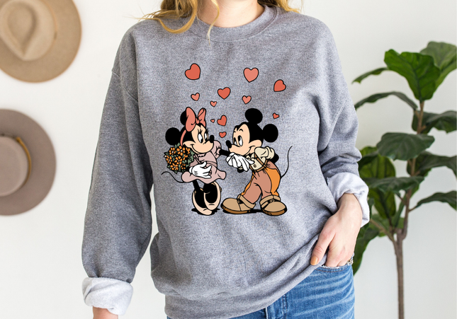 Mouse Kisses | Crewneck Graphite