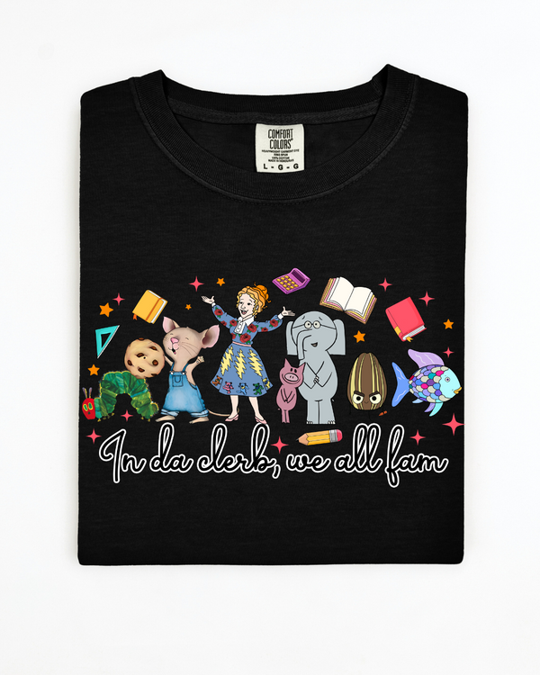 We Fam Nostalgic Characters | Comfort Colors TShirt