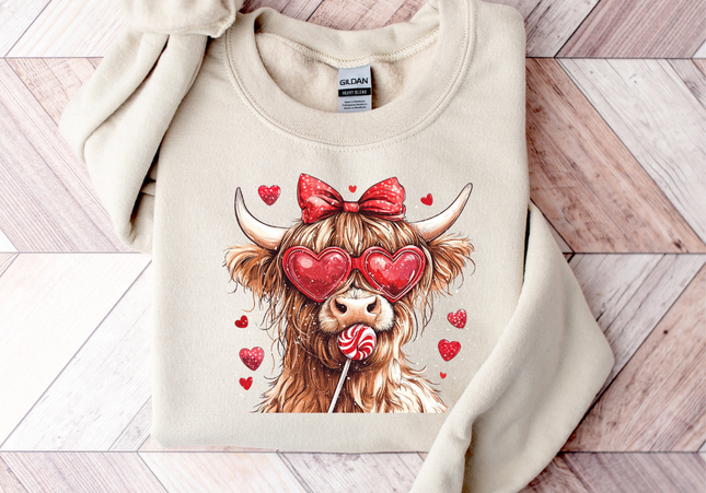 Valentine Heifer | Crewneck Sand | Preorder