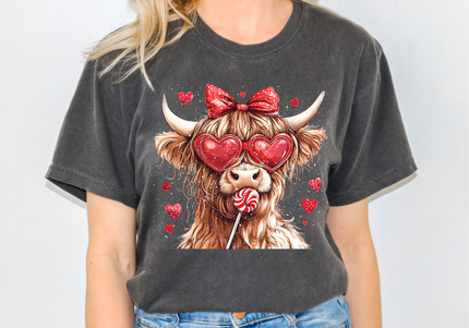 Valentine Heifer | Comfort Colours TShirt | Preorder