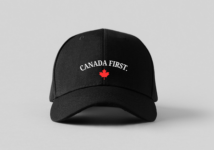 Canada First Embroidered Hat