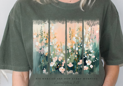 His Mercies Are New | Comfort Colors TShirt