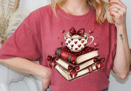 Valentine Bookish | Comfort Colours TShirt | Preorder