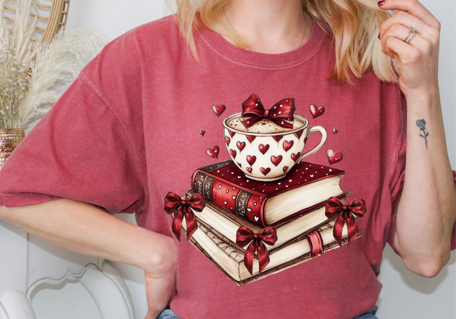 Valentine Bookish | Comfort Colours TShirt | Preorder