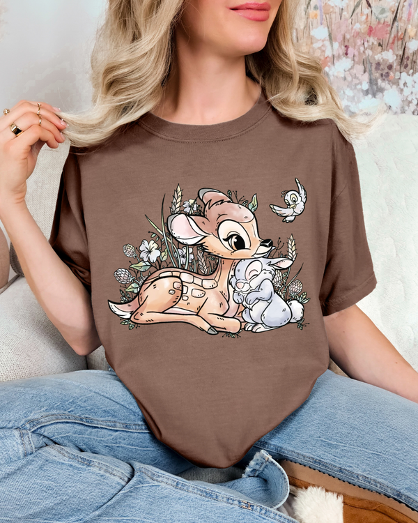 Bambi Aesthetic | Comfort Colors TShirt Espresso