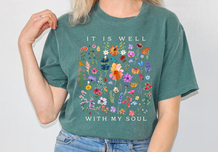 It Is Well Faith Based Tee - Comfort Colours