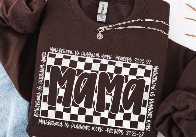 Mama Faith Based | Crewneck Brown