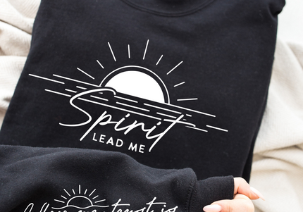 Spirit Lead Me | Crewneck Black