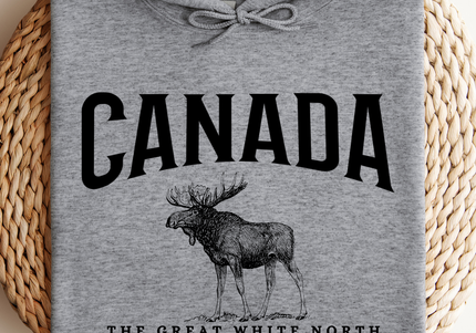 Canada Moose Vintage | Hoodie Graphite