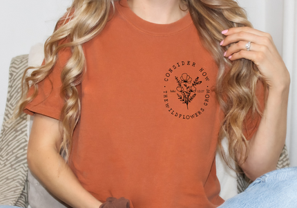 Wildflowers Scripture | Comfort Colours TShirt