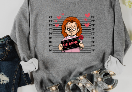 Horror Valentine Mug Shots | Crewneck Graphite | Preorder