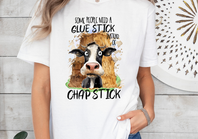 Some People Need A Glue Stick Funny Tee