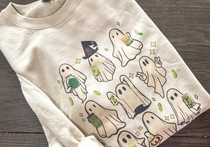 Ghosts with Pickles Crewneck