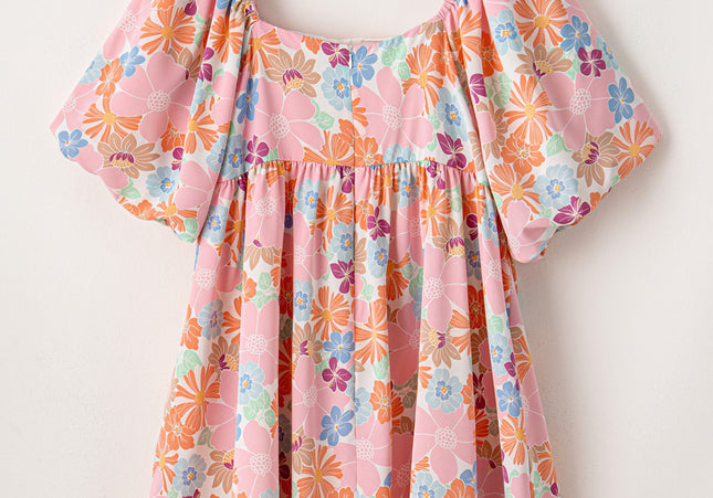 Charli Floral Babydoll Dress