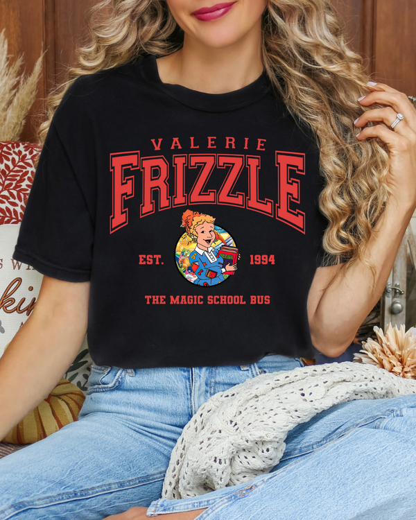 Ms Frizzle Varsity | Gildan Black