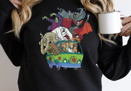 Spooky Scooby Doo Mystery Van Crewneck