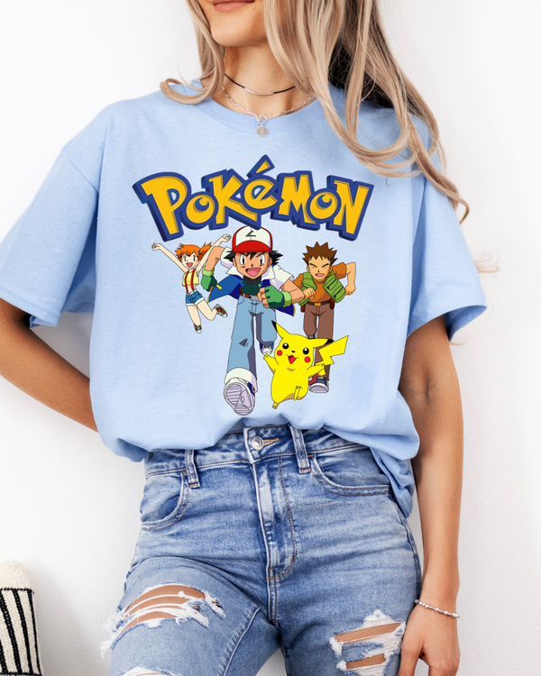 Vintage Anime | Gildan Light Blue