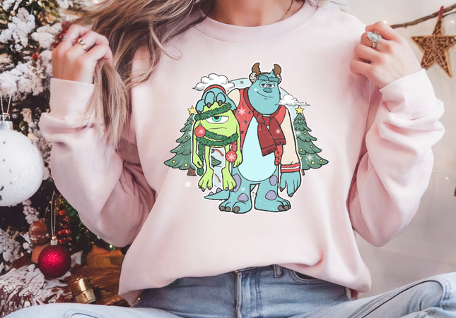 Monsters Inspired Christmas Crewneck