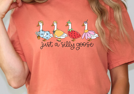 Just A Silly Goose | Comfort Colors TShirt