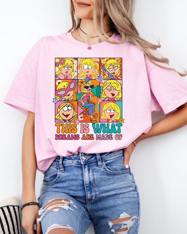 Lizzie - What Dreams Are Made of Collage | Gildan Light Pink