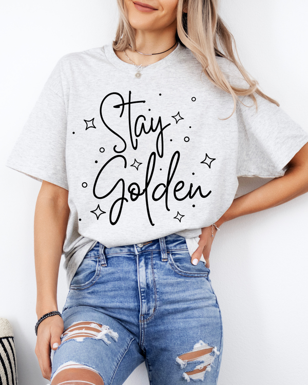 Stay Golden | Gildan Ash
