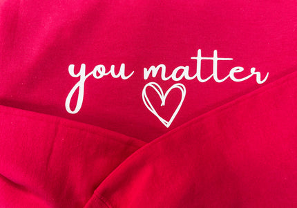 You Matter Dear Person Behind Me Pink Shirt Day Crewneck | Tshirt