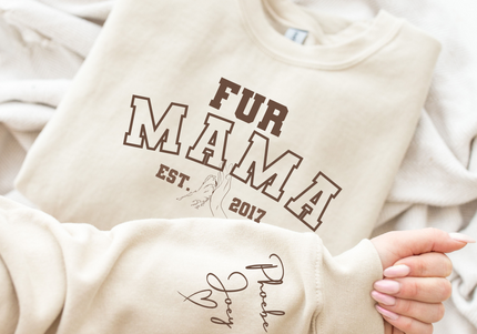 Fur Mama Custom Varsity Sweater