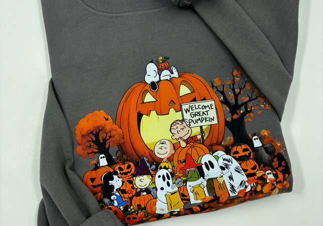 The Great Pumpkin Charlie Brown Inspired Crewneck