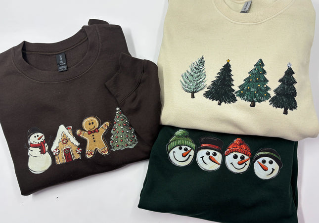 Christmas Trio Crewnecks