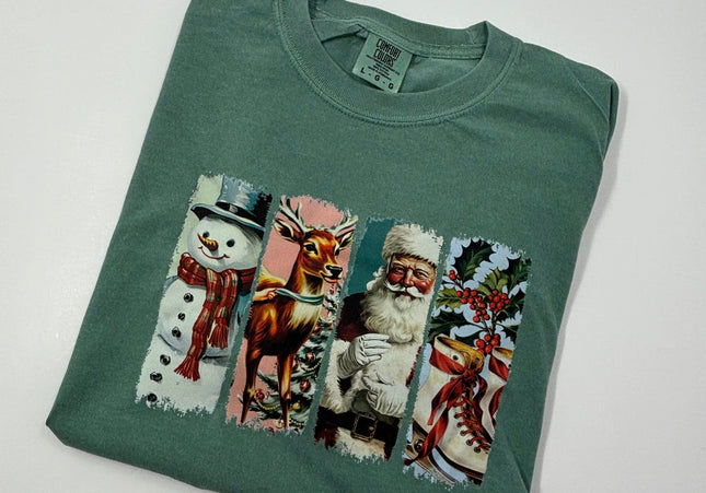 Christmas Vintage Comfort Colours TShirt