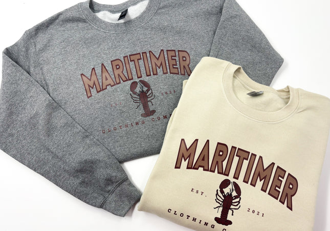 Maritimer Lobster Varsity Crewneck